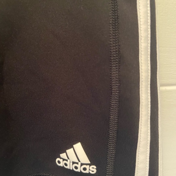 Adidas black biker spandex shorts size small. - Picture 2 of 6